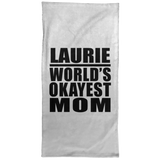Laurie World's Okayest Mom - Hand Towel