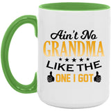 Ain't No Grandma Like The One I Got - 15oz Accent Mug Green