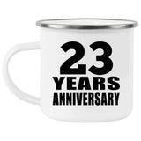 23rd Anniversary 23 Years - 12oz Camping Mug