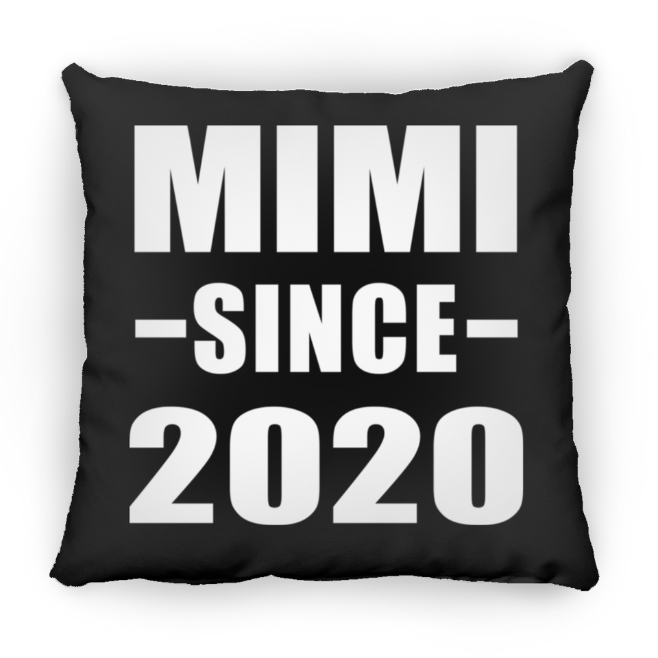 Mimi Since 2020 - Throw Pillow Black