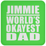 Jimmie World's Okayest Dad - Drink Coaster