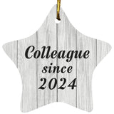 Colleague Since 2024 - Star Ornament F