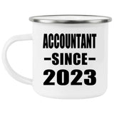 Accountant Since 2023 - 12oz Camping Mug