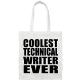 Coolest Technical Writer Ever - Tote Bag White