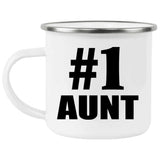 Number One #1 Aunt - 12oz Camping Mug