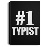 Number One #1 Typist - Canvas Portrait