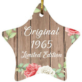 59th Birthday Original 1965 Limited Edition - Star Ornament B