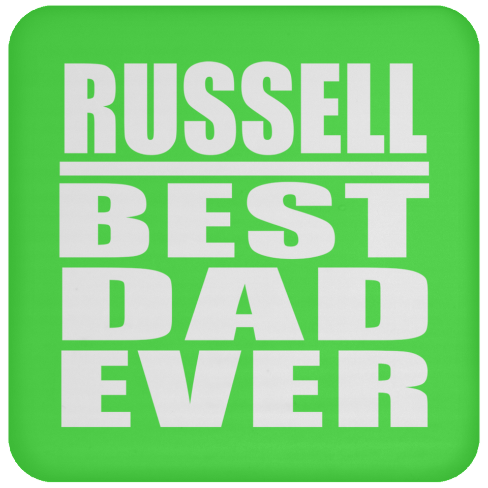 Russell Best Dad Ever - Drink Coaster