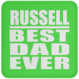 Russell Best Dad Ever - Drink Coaster