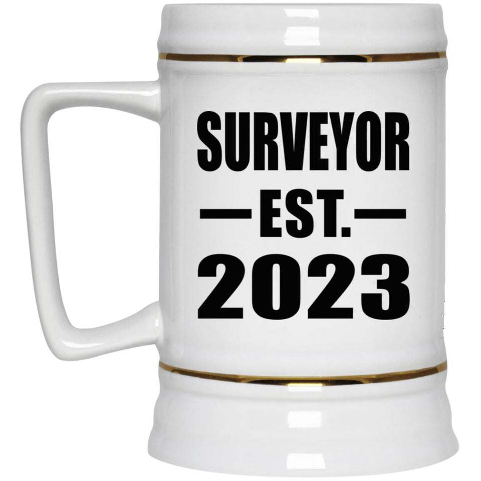 Surveyor Established EST. 2023 - Beer Stein