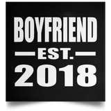 Boyfriend Established EST. 2018 - Poster Square