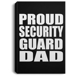 Proud Security Guard Dad - Canvas Portrait