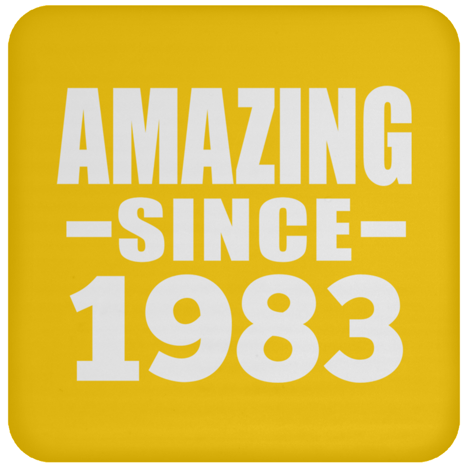 41st Birthday Amazing Since 1983 - Drink Coaster