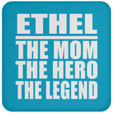Ethel The Mom The Hero The Legend - Drink Coaster