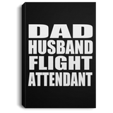 Dad Husband Flight Attendant - Canvas Portrait