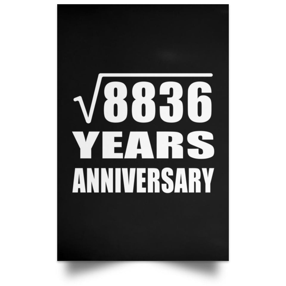 94th Anniversary Square Root of 8836 Years Anniversary - Poster Portrait