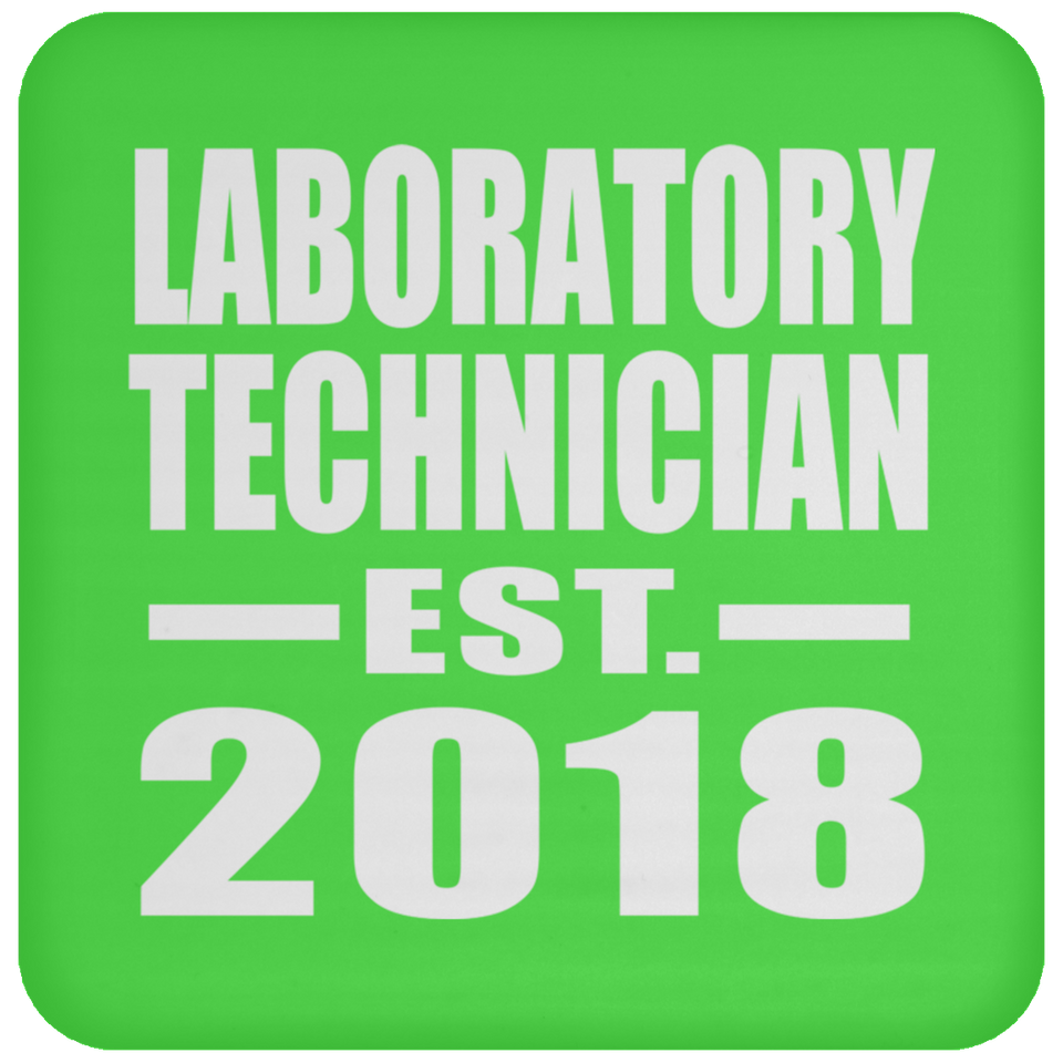 Laboratory Technician Established EST. 2018 - Drink Coaster