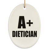 A+ Dietician - Oval Ornament