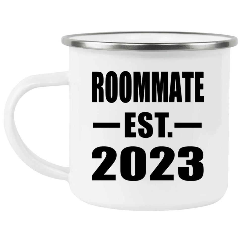 Roommate Established EST. 2023 - 12oz Camping Mug