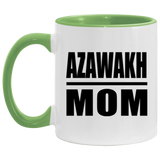 Azawakh Mom - 11oz Accent Mug Green