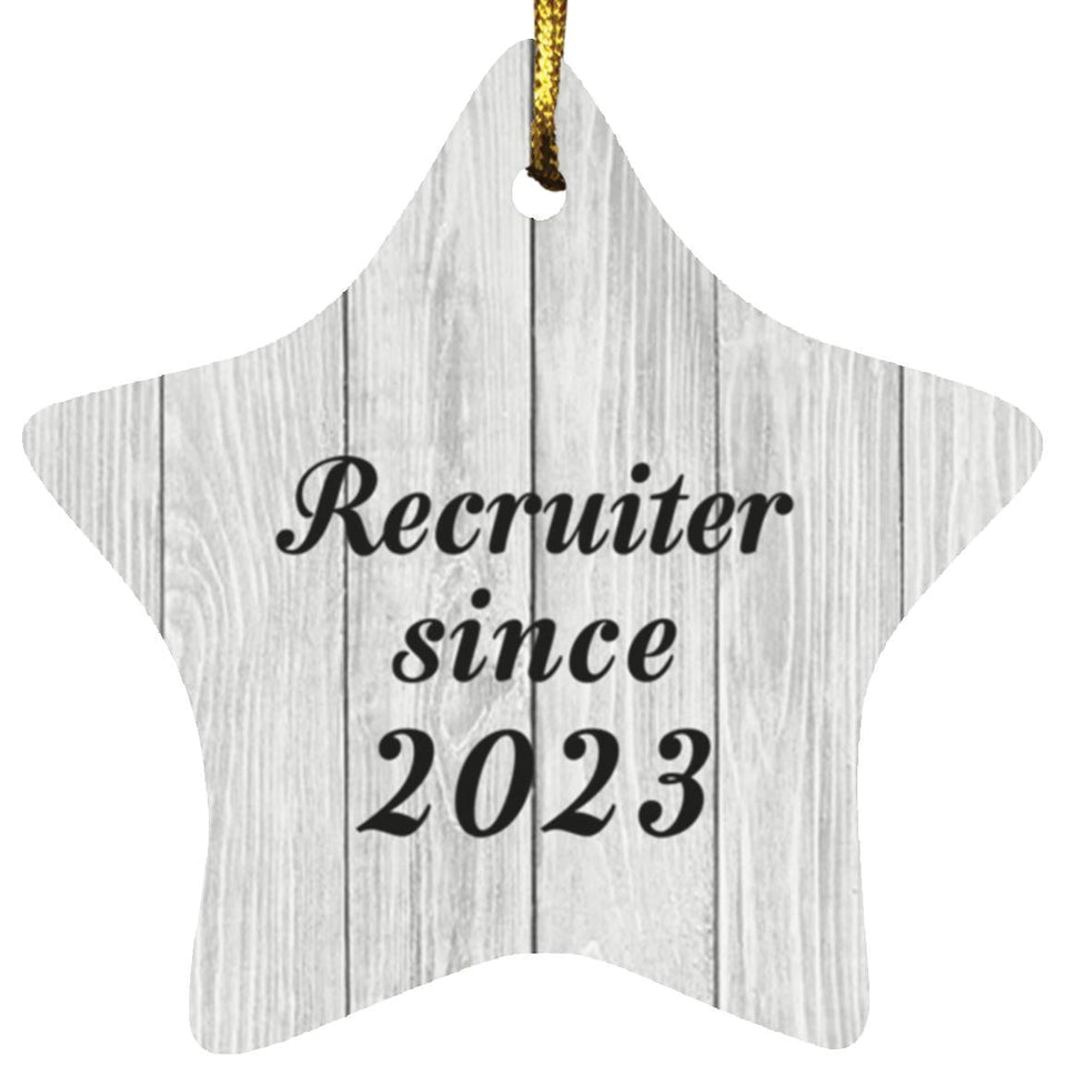 Recruiter Since 2023 - Star Ornament F