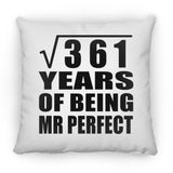 19th Anniversary Square Root of 361 Years of Mr Perfect - Throw Pillow