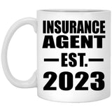 Insurance Agent Established EST. 2023 - 11oz Coffee Mug