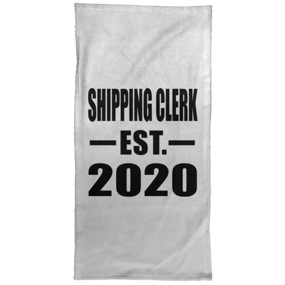 Shipping Clerk Established EST. 2020 - Hand Towel