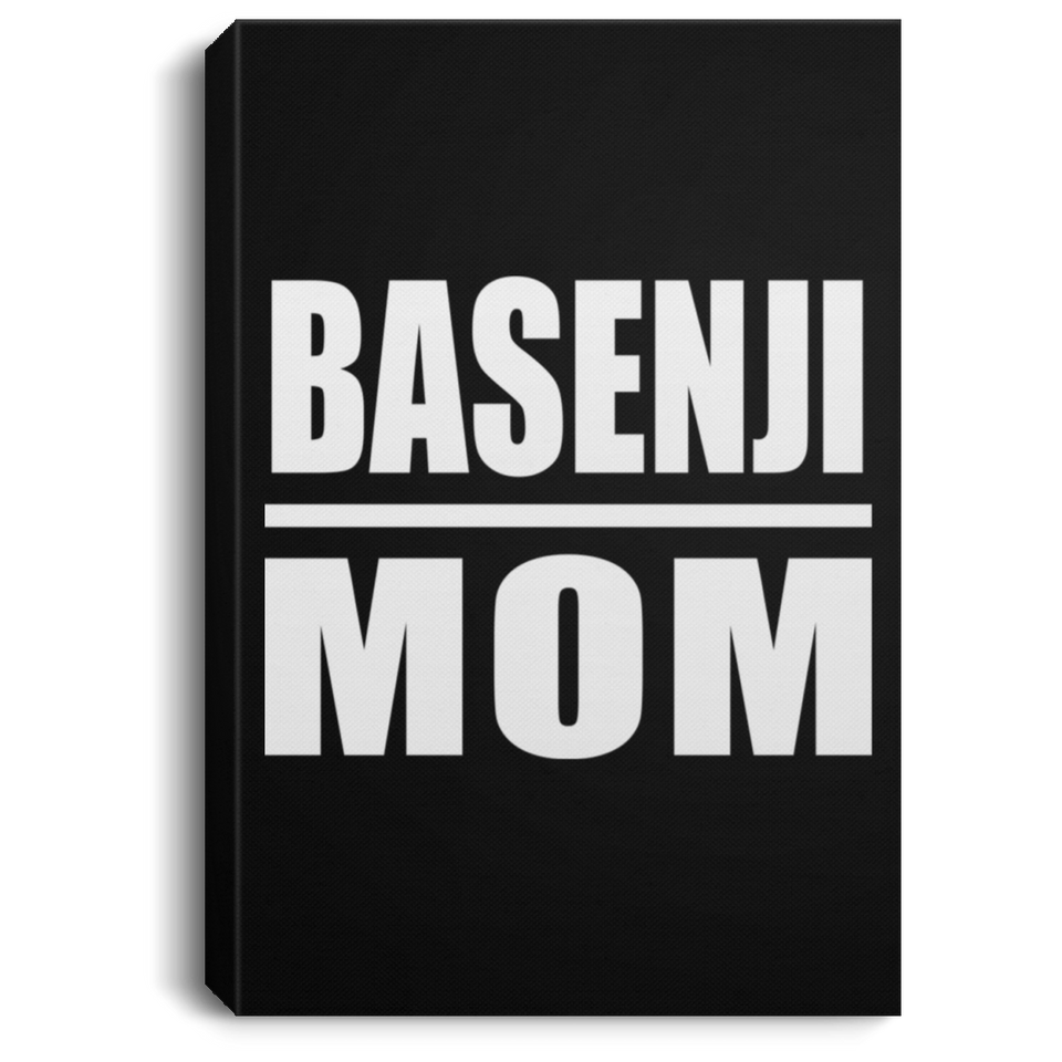 Basenji Mom - Canvas Portrait
