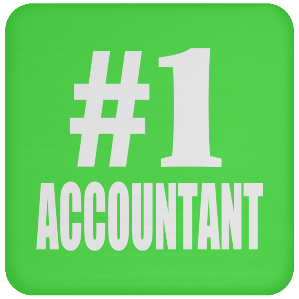 Number One #1 Accountant - Drink Coaster