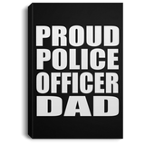 Proud Police Officer Dad - Canvas Portrait