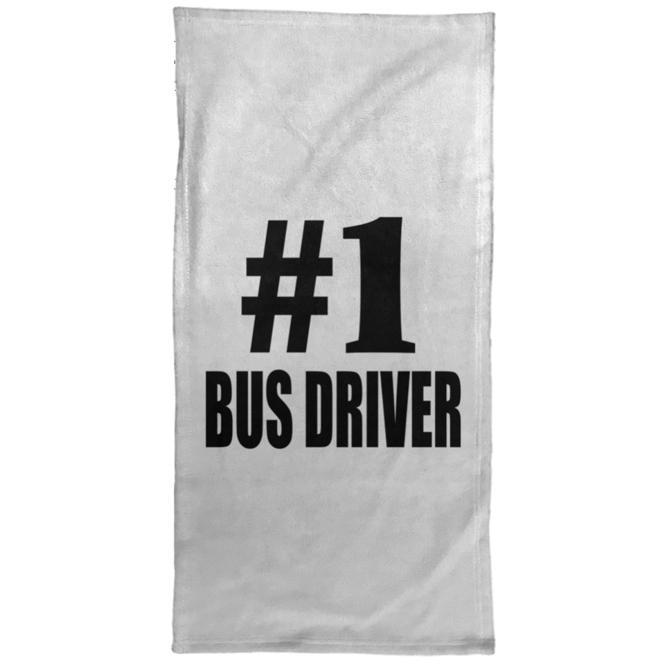 Number One #1 Bus Driver - Hand Towel