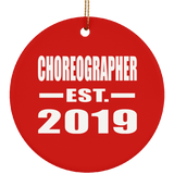 Choreographer Established EST. 2019 - Circle Ornament