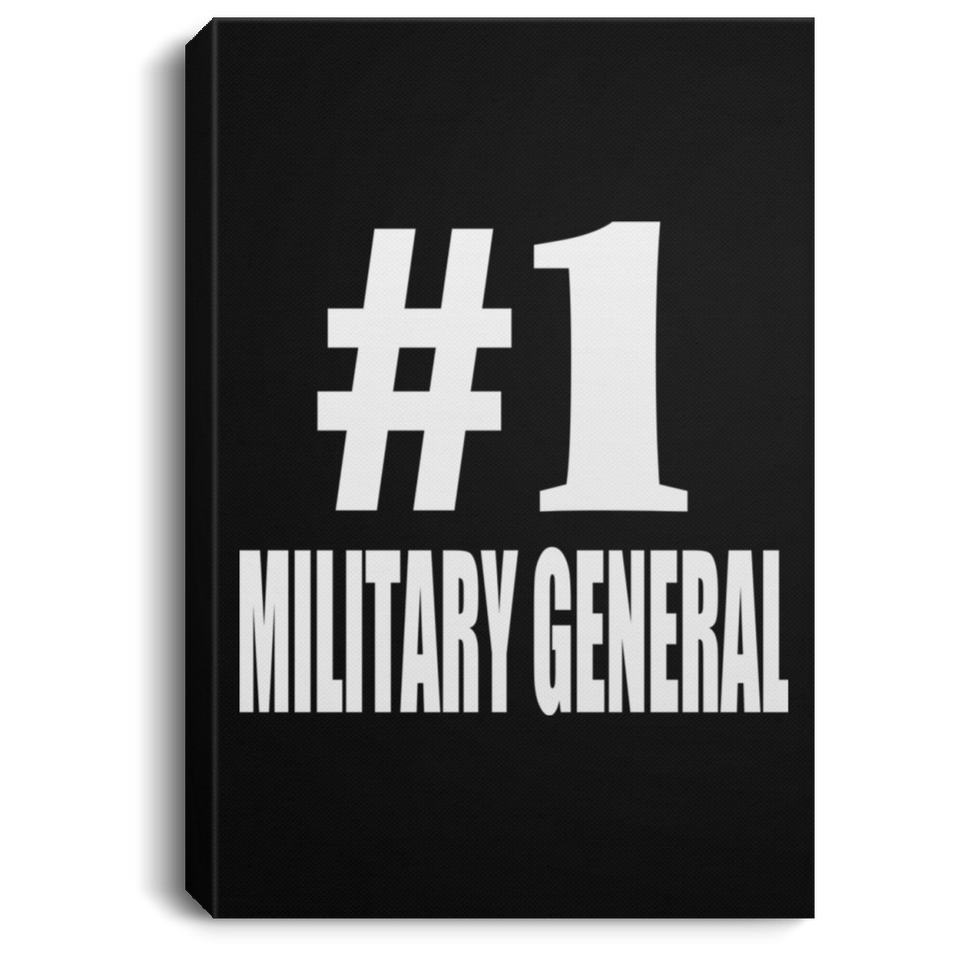 Number One #1 Military General - Canvas Portrait
