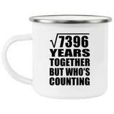 86th Anniversary Square Root of 7396 Years Who's Counting - 12oz Camping Mug