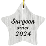 Surgeon Since 2024 - Star Ornament F