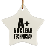 A+ Nuclear Technician - Star Ornament