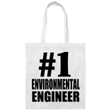 Number One #1 Environmental Engineer - Tote Bag White