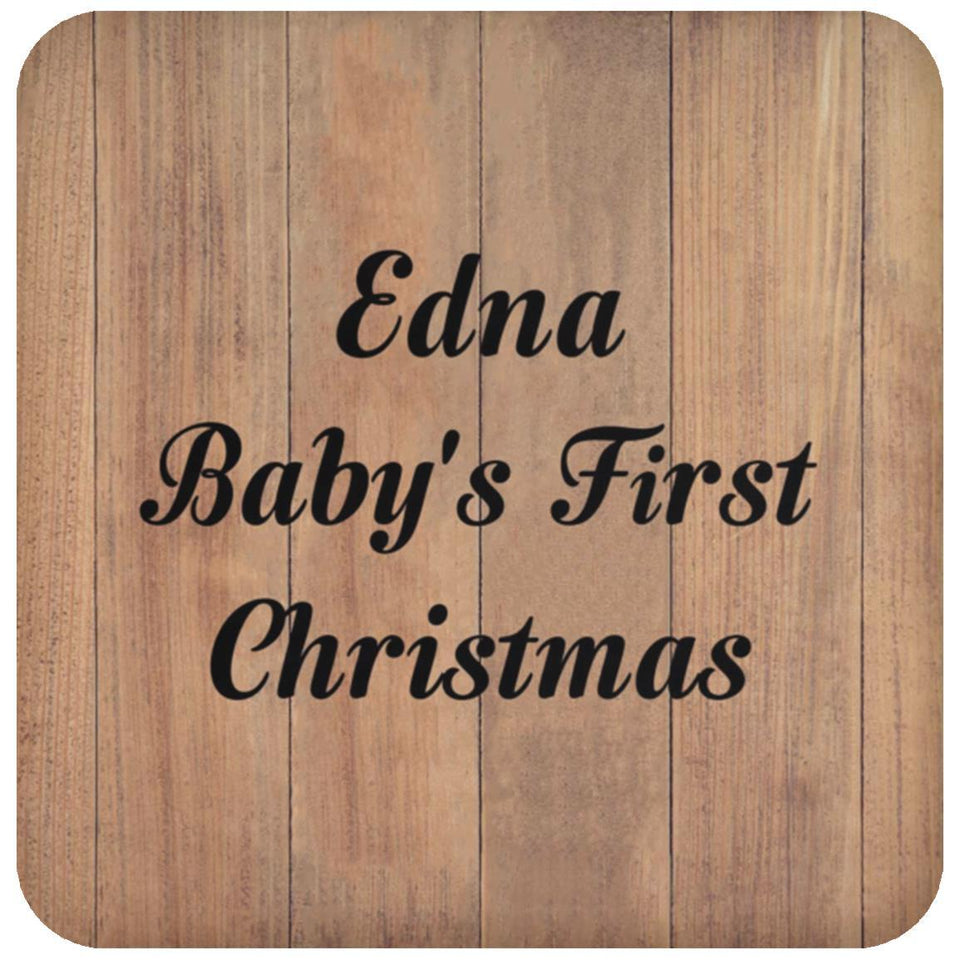 Edna Baby's First Christmas - Drink Coaster C