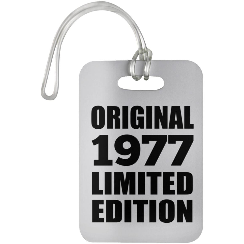 47th Birthday Original 1977 Limited Edition - Luggage Bag Tag