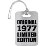 47th Birthday Original 1977 Limited Edition - Luggage Bag Tag