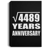 67th Anniversary Square Root of 4489 Years Anniversary - Canvas Portrait