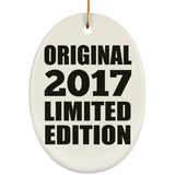 7th Birthday Original 2017 Limited Edition - Oval Ornament