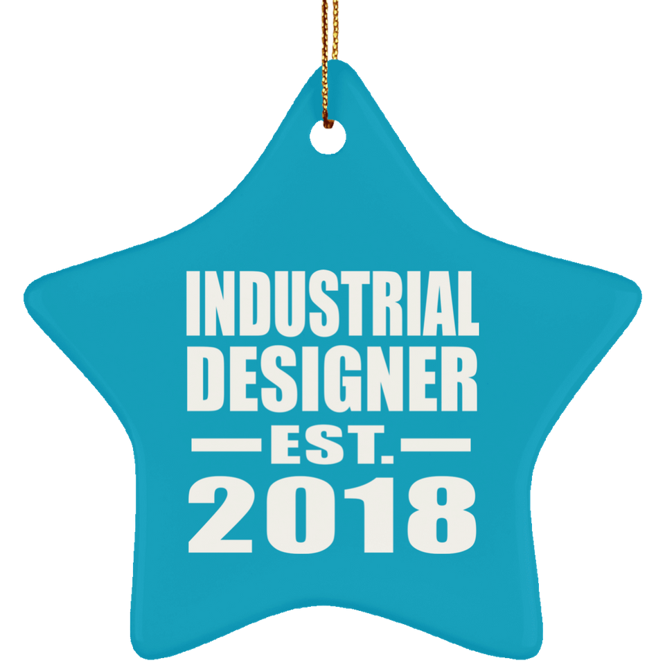 Industrial Designer Established EST. 2018 - Star Ornament