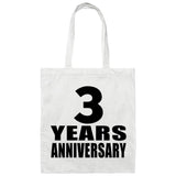 3rd Anniversary 3 Years - Tote Bag White