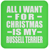 All I Want For Christmas Is My Russell Terrier - Coaster