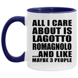 All I Care About Is Lagotto Romagnolo - 11oz Accent Mug Purple
