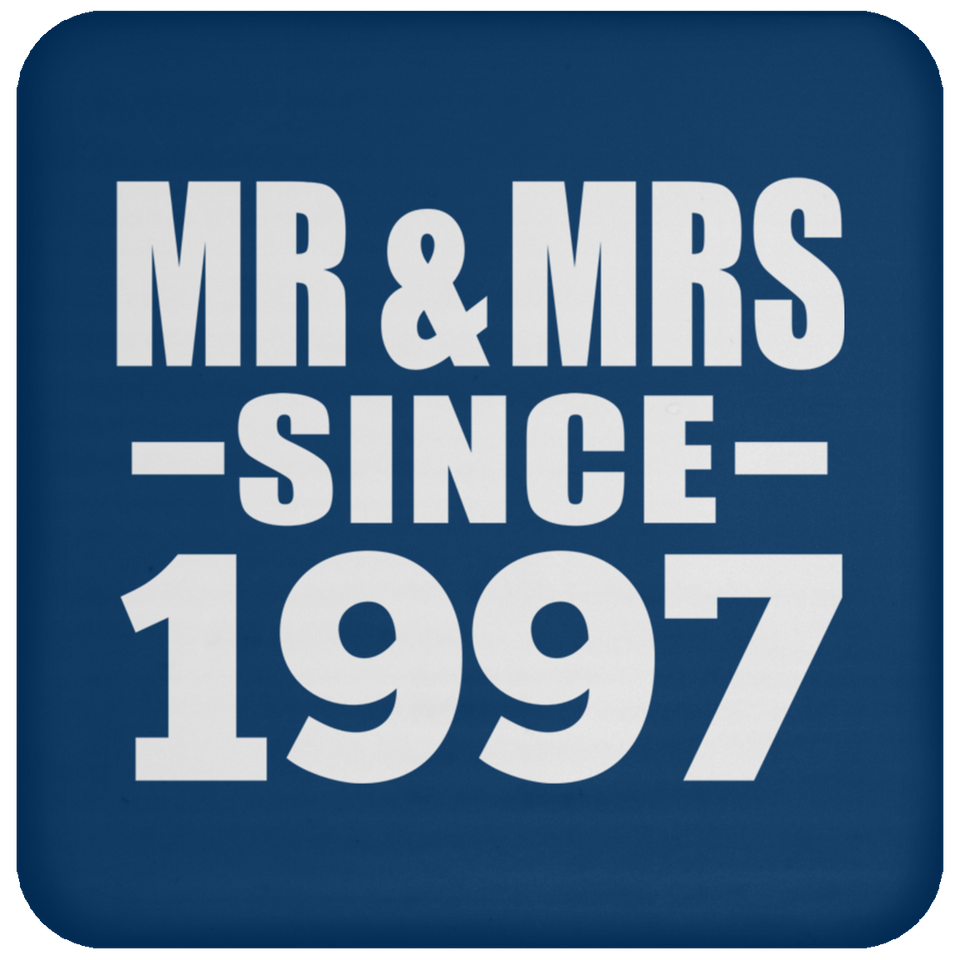 27th Anniversary Mr & Mrs Since 1997 - Drink Coaster