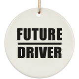 Future Driver - Circle Ornament