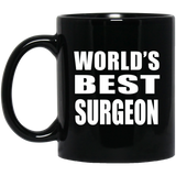 World's Best Surgeon - 11 Oz Coffee Mug Black